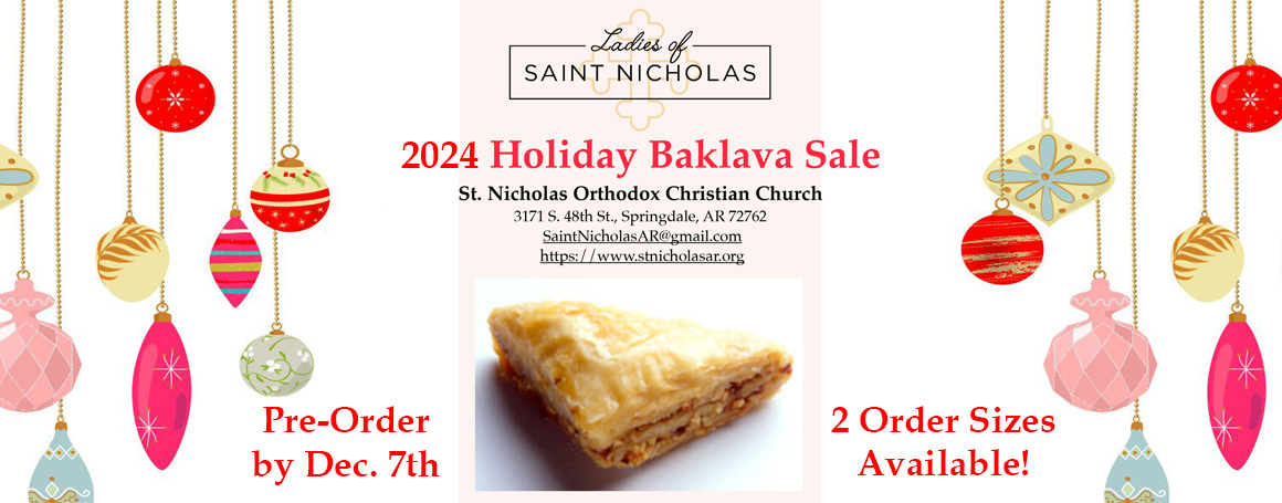 2024 Holiday Baklava Pre-Order